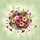 Vibrant Petunia Flowers Fuchsia Purple Yellow Green Lush Foliage - Home Decor Gift Spare Tire Cover - 6