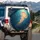 Glowing Pacific Sea Nettle Jellyfish Ocean Coral Fish - Ocean Lover Gift Spare Tire Cover - 3