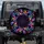 Dark Floral Fractal Cosmic Swirl Luminous Shards Petals - Vehicle Decor Gift Spare Tire Cover - 1