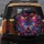 Glowing Iridescent Butterfly Neon Flowers Stars Night Sky - Butterfly Lover Gift Spare Tire Cover - 5
