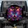Glowing Iridescent Butterfly Neon Flowers Stars Night Sky - Butterfly Lover Gift Spare Tire Cover - 1