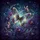 Luminous Golden Butterfly Cosmic Night Sky Purple Floral - Fantasy Lover Home Decor Gift Spare Tire Cover - 6