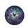 Luminous Golden Butterfly Cosmic Night Sky Purple Floral - Fantasy Lover Home Decor Gift Spare Tire Cover - 4