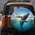Humpback Whale Breaching Ocean Sunlit Waves - Outdoor Adventure Gift Spare Tire Cover - 5
