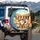 Sheltie Dogs Puppy Group Rolling Hills Road - Dog Lover Gift Spare Tire Cover - 3