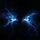 Electric Blue Glowing Eyes Lightning Energy - Vehicle Decor Gift for Sci-Fi Fans Spare Tire Cover - 6