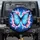 Iridescent Blue Morpho Butterfly Pink Cosmos Flowers - Wildlife Lover Gift Spare Tire Cover - 1