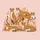 Playful Dynamic Golden Spotted Cheetahs Savanna Grass Wildlife Lover Gift Spare Tire Cover - 6