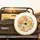 Dense Pale Cream 1960s Retro Flowers Orange Yellow Daisy Garden Floral Home Decor Gift Spare Tire Cover - 2