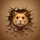 Golden Brown Curious Hamster Peeking Shredded Cardboard Box - Pet Lover Gift Spare Tire Cover - 6