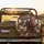 Laughing Horses Sunglasses Urban Travel Scene - Road Trip Companion Gift Spare Tire Cover - 2