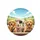 Driving Golden Retriever Spectacled Labrador Dogs Road Trip - Adventure Lover Gift Spare Tire Cover - 4