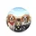 Realistic Beagles Driving Car Highway View - Road Trip Essentials Dog Lover Gift Spare Tire Cover - 4