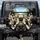Realistic Pugs Driving Luxury Interior - Scenic Road Trip Gift for Dog Owners Spare Tire Cover - 1