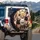 Prominent Expressive Tabby Ginger Calico Black White Cats - Cat Lover Gift Spare Tire Cover - 3