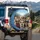 Seven Diverse Dogs Sunglasses Mountain Highway - Road Trip Adventure Gift for Dog Lovers Spare Tire Cover - 3