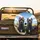 Cane Corso Dogs Red Bandana Gold Glasses Interior Scene - Open Road Travel Gift for Dog Owners Spare Tire Cover - 2