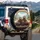 Cheerful Hippopotamus Family Luxury Travel - Wildlife Adventure Gift Spare Tire Cover - 3