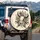 Bull Skull Cowboy Hats Boots Cactus - Western Lifestyle Gift for Cowboy Lover Spare Tire Cover - 3