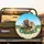 Dogs Tropical Lei Sunglasses Map Paw Prints - Dog Lover Travel Gift Spare Tire Cover - 2