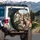 Goats Driving Car Humorous Scene - Goat Lover Automotive Decor Gift Spare Tire Cover - 3