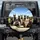 Six Doberman Dogs Driving Car Interior, Expansive Blue Sky Green Foliage - Dog Lover Gift Spare Tire Cover - 1