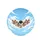 Four English Bulldogs Blue Sky Clouds - Dog Lover Gift Spare Tire Cover - 4