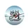 Siberian Huskies Driving - Road Trip Lover Gift Spare Tire Cover - 4