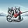Siberian Huskies Driving - Road Trip Lover Gift Spare Tire Cover - 6