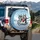 Siberian Huskies Driving - Road Trip Lover Gift Spare Tire Cover - 3