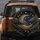 Golden Crescent Moon Dark Clouds Stars Stardust Midnight Sky - Moon Lover Gift Spare Tire Cover - 5