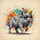 Spotted Pig Aviator Sunglasses Adventure Lifestyle - Pig Lover Gift Spare Tire Cover - 6
