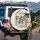 Cowboy Leading Saddled Horse - Western Lifestyle Gift for Horse Lover and Ranch Decor Spare Tire Cover - 3