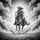 Galloping Cowboy Horse Dust Storm - Wild West Lover Gift for Horse Rider Spare Tire Cover - 6