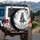 Galloping Cowboy Horse Dust Storm - Wild West Lover Gift for Horse Rider Spare Tire Cover - 3