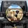 Labrador Retrievers Car Ride Sunny Landscape - Pet Owner Gift for Dog Parents Spare Tire Cover - 1