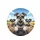 Miniature Schnauzer Road Trip Dogs - Travel Gift for Dog Lovers Spare Tire Cover - 4
