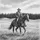 Lone Cowboy Riding Horse Western Landscape - Outdoor Lover Gift for Horse Rider Spare Tire Cover - 6