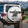 Lone Cowboy Riding Horse Western Landscape - Outdoor Lover Gift for Horse Rider Spare Tire Cover - 3