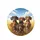 Lifelike Dachshund Dogs Blue Sky Golden Field - Dachshund Lover Gift Spare Tire Cover - 4