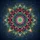 Indian Mandala Geometric Petals Rays Star Particles - Boho Home Decor Gift Spare Tire Cover - 6