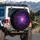 Glowing Purple Magenta Nebula Starfield - Deep Space Home Decor Gift for Space Lover Spare Tire Cover - 3