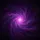 Glowing Purple Magenta Nebula Starfield - Deep Space Home Decor Gift for Space Lover Spare Tire Cover - 6