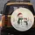 Snowman Couple Frosted Foliage Snowflakes - Christmas Holiday Gift Spare Tire Cover - 5