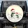 Snowman Couple Frosted Foliage Snowflakes - Christmas Holiday Gift Spare Tire Cover - 1