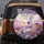 Fluffy Rabbit Moon Pendant Steering Wheel Teddy Bear Passenger Fantastical Vehicle - Road Trip Gift for Animal Lover Spare Tire Cover - 5