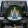 Snow-Covered Evergreen Pine Trees Golden Stars Scottish Tartan - Winter Home Decor Gift Spare Tire Cover - 1