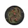 Black Red Koi Fish Gold Glitter Japanese Seigaiha Waves - Home Decor Gift for Fish Lover Spare Tire Cover - 4