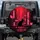 Sleek Black Cat Cyberpunk City Futuristic Skyscrapers - Urban Lifestyle Gift Spare Tire Cover - 1