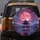 Japanese Pagoda Full Moon Cherry Blossom - Travel Essentials Fantasy Lover Gift Spare Tire Cover - 5
